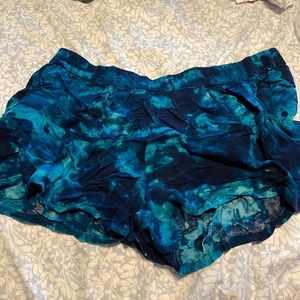 Mossimo blue tye dye shorts